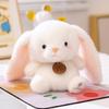 Furry Panda Plush Dolls Animal Kitten Toy Furry Stuffed Toy Cuddle Toy for Birthday Christmas Gifts