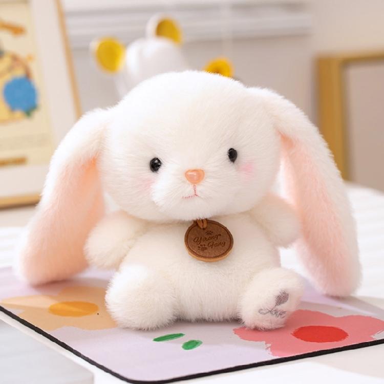 Furry Panda Plush Dolls Animal Kitten Toy Furry Stuffed Toy Cuddle Toy for Birthday Christmas Gifts