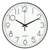 14 Inch 35CM Plastic Silent Wall Clock, Creative and Fashionable Living Room Three-dimensional Digital Scale Wall Clock