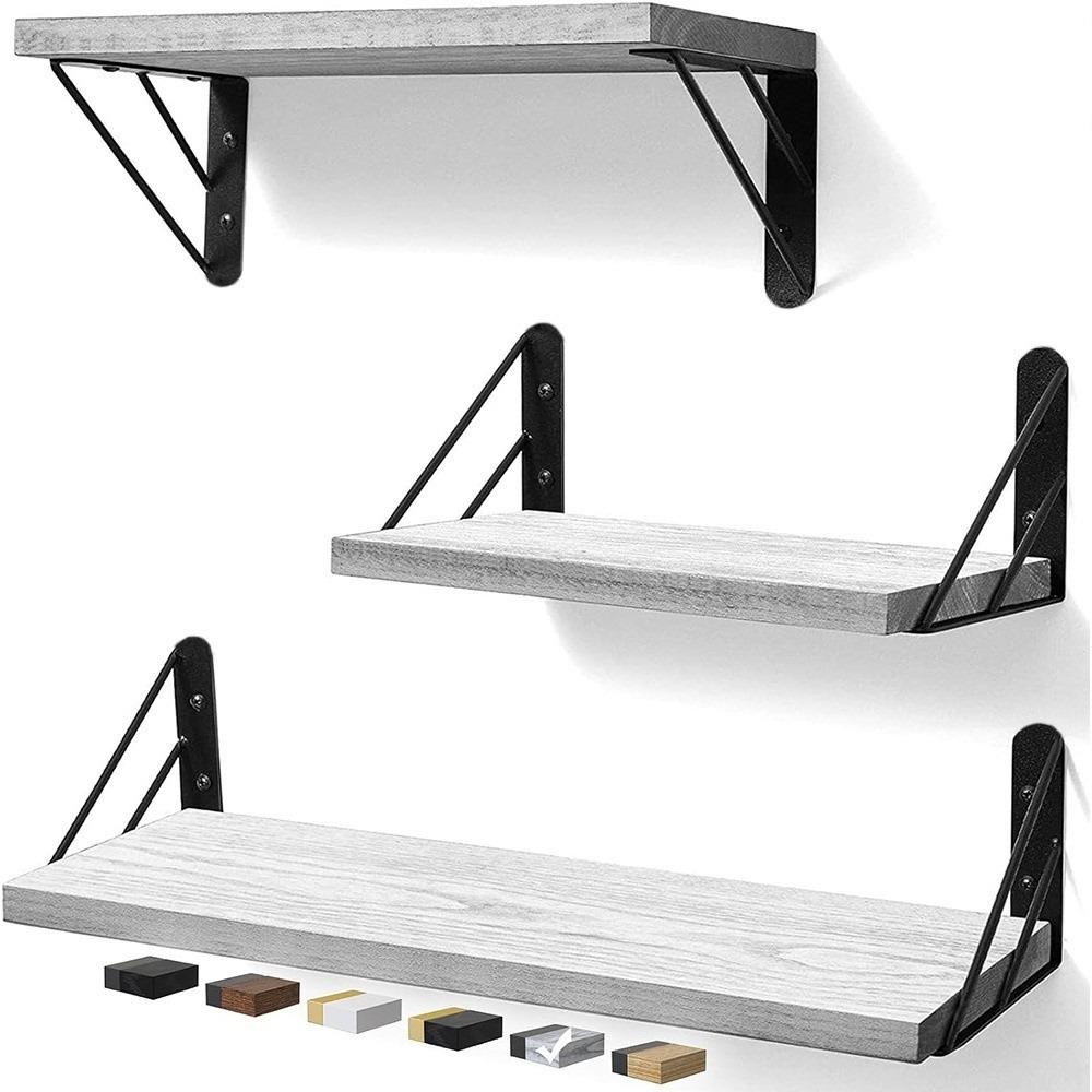 Wall Mounted Wall Shelf Sturdy Storage Rack Simple Floating Shelves  Wall Decor