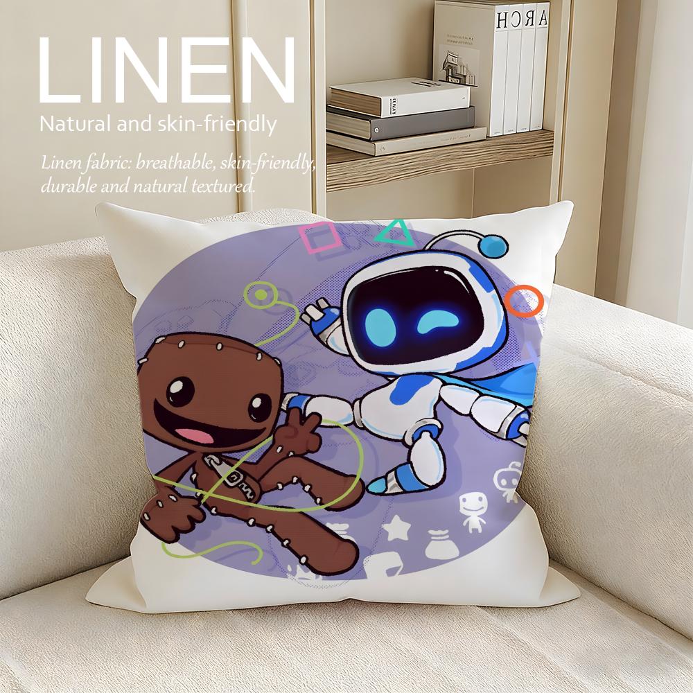 Animation Love Death  Robots Cushion Cover Pillowcase Set Pcs x x Breathable Washable Sofa Cushion Cover