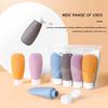 3/4Pcs Travel Botttles Set Refillable Bottle Cosmetic Containers 60ml Cream Lotion Shampoo Travel Dispenser Squeeze Tube Makeup