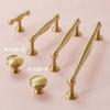 Brass Modern Simple Embossed Hotel Use Cabinet Handles for Doors Drawers & Shoe Cabinets Black Gold Durable & Eco-Friendly