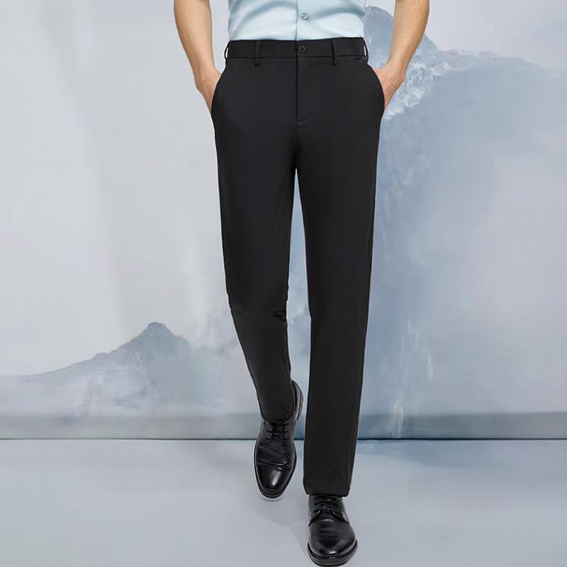 MONTAGUT Men s Straight-Leg Cooling Cotton Blend Casual Pants 33