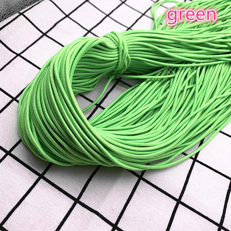 5 Yards 2,0 mm 2,5 mm Hochelastisches Rundes Gummiband Gummiband Elastische Schnur DIY Zubehör