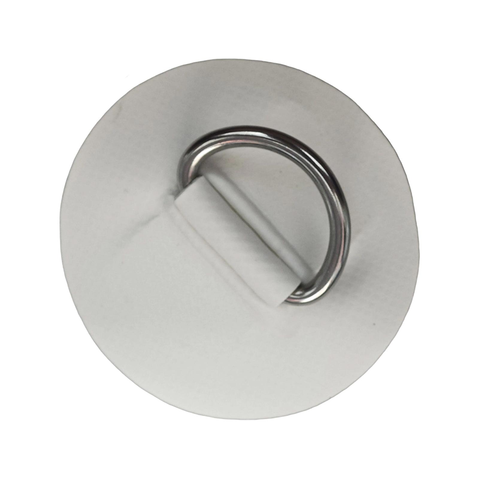 

D Rings PVC Patches Paddleboard Rope Fixed Buckle Surfboard Dinghy Boats PVC Patches Deck Rigging Rope Rings Buckle білий