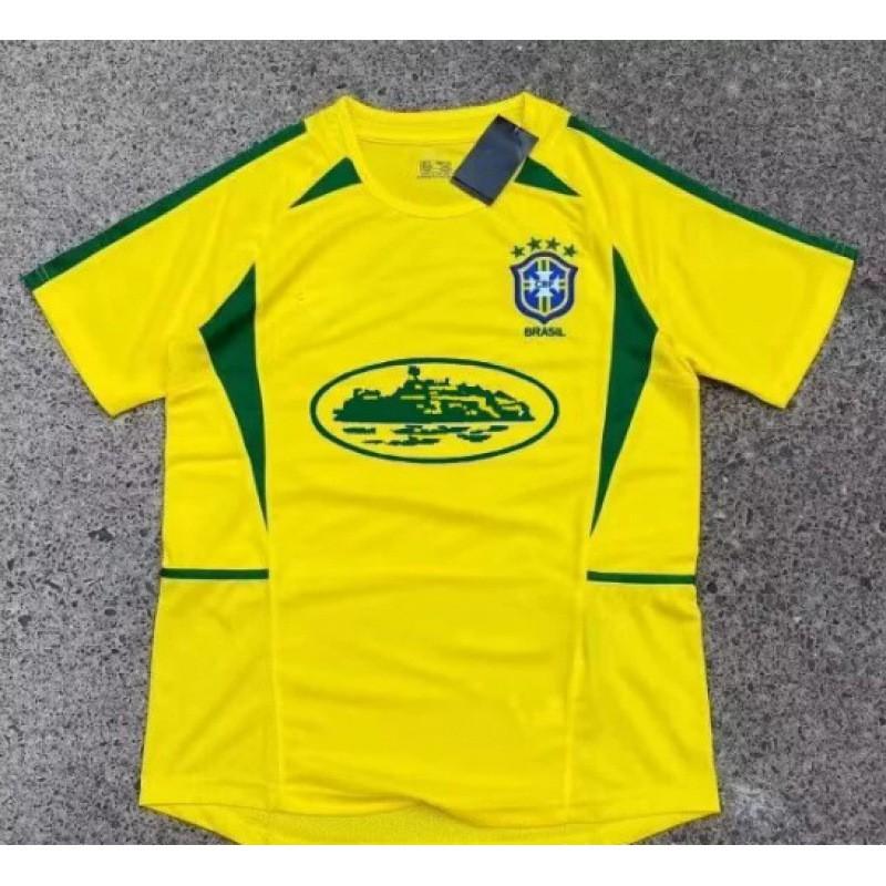 Maglia da Calcio Signature Stussy Retro Brasile Argentina Portogallo Maglia da Allenamento Calcio Uomo Donna Manica Corta