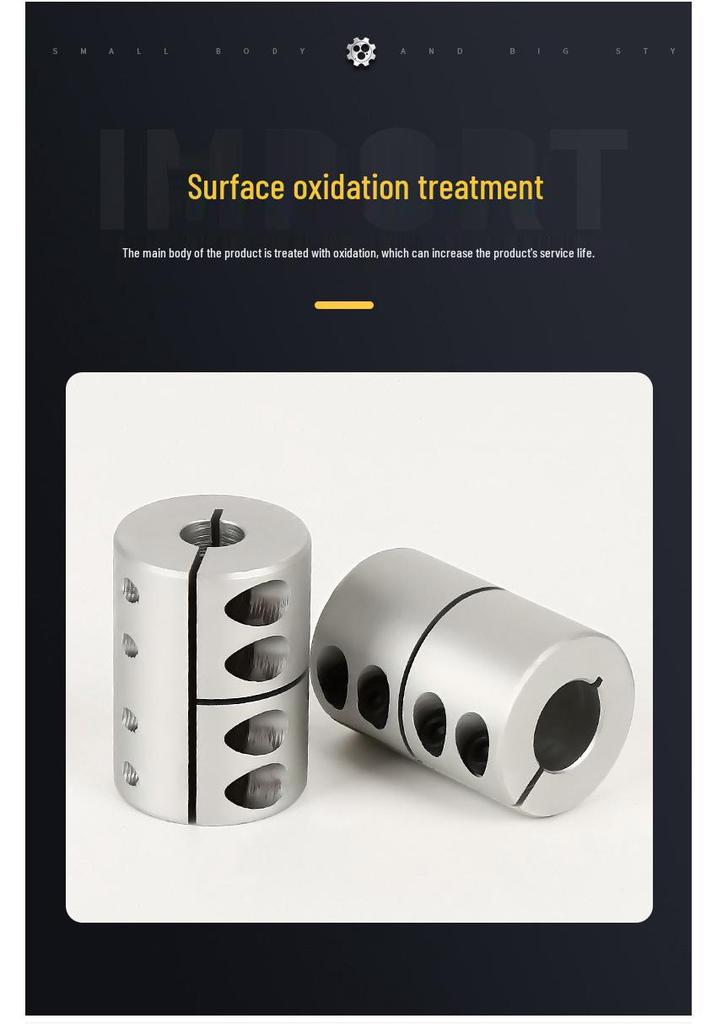 Aluminum Alloy Rigid Coupling for Stepper Motor and Lead Screw Engraver