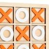 Tic-Tac-Toe, Puzzle Toys, Logical Thinking, Concentration Training, Parent-child Interaction, Family Classic Wooden Games, Perfect Gifts