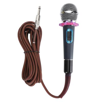 Ręczny Mikrofon Przewodowy Czysty Dźwięk Stop Cynku Mikrofon Dynamiczny z Ruchomą Cewką do Użytku Domowego Scenicznego