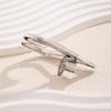 Exaggerated Metal Irregular Large Hollow Double Hearts Finger Ring For Women Trendy  Accessories Charm Jewelry Birthday Gift