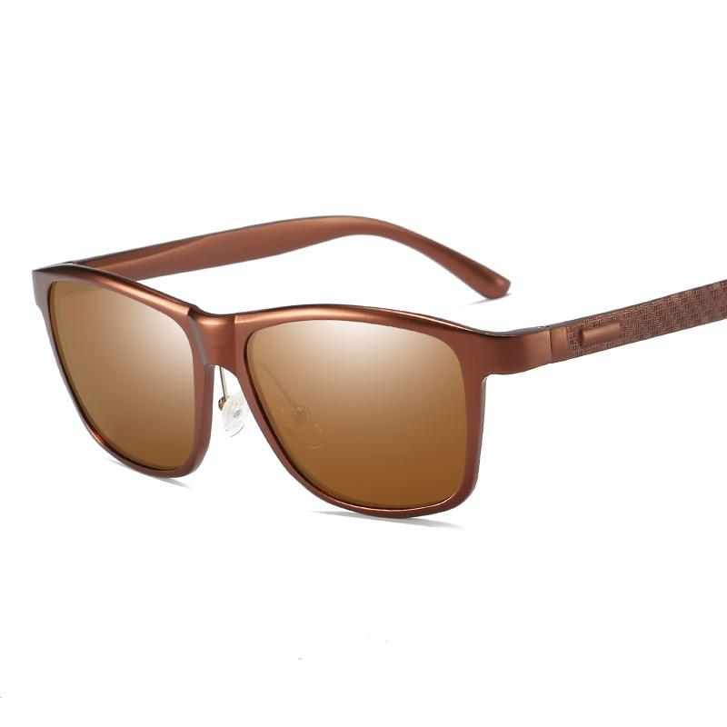 aoron Men's Sunglasses Aluminum Magnesium Colorful Polarizing Glasses, Fishing Driver's Glasses