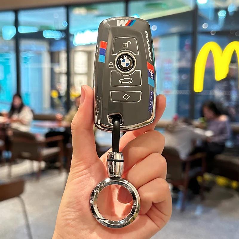 Hot 2025 Soft TPU Car Key Case Cover Protector Shell for BMW 1 3 5 7 Series X1 X3 X4 X5 F10 F15 F16 F20 F30 F18 F25 M3 M4 E34 Ac