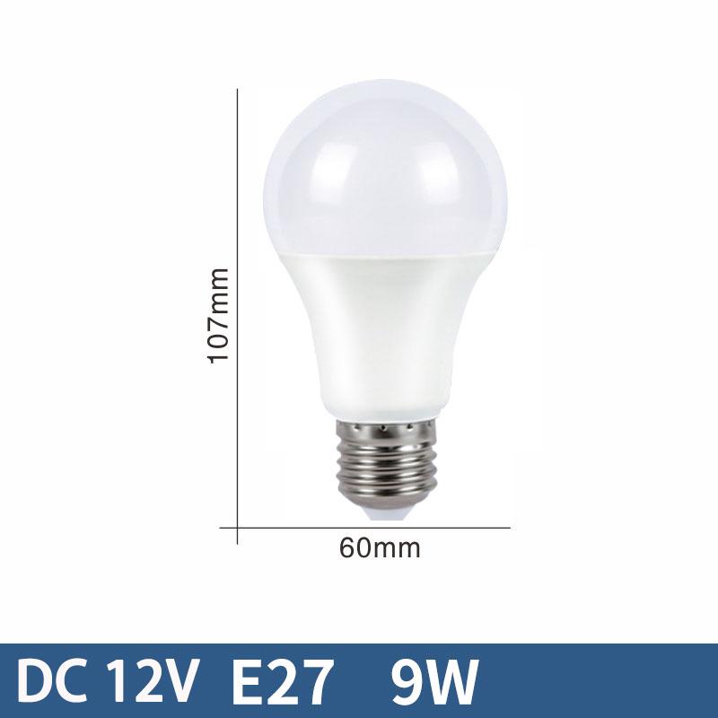 10pcs E27 LED Bulb Lights DC 12V lampada luz E27 lamp 3W 6W 9W 12W 15W 18W spot bulb Led Light Bulbs for Outdoor Lighting AP 12V