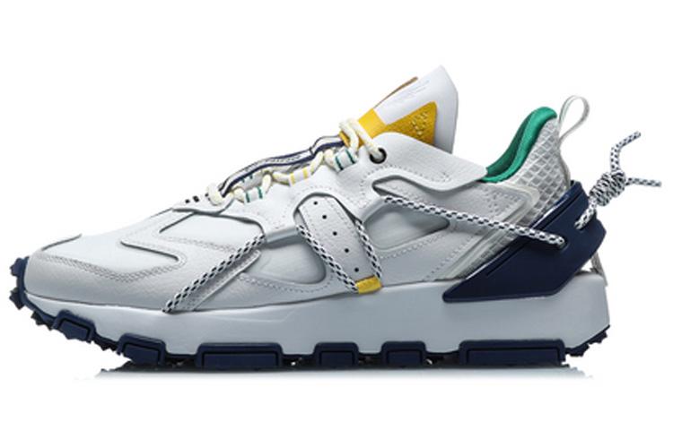 Li Ning CF Tracing Flying Knight Нескользящие, Износостойкие, Сбалансированные, Легкие Низкие Повседневные Кроссовки Мужские AGCQ217-3 46