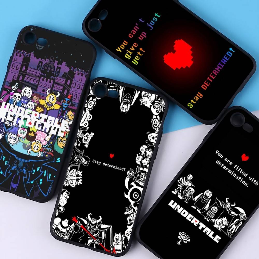 U-Undertale Game Phone Case For IPhone 17 Air 16 15 14 Plus 13 12 Mini 11 Pro Max Black Cover