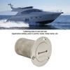 50mm Deck Filler Port Sailboat Stainless Steel 316 Stainless Steel Trailer, Fixed Chain, Polished Bar Outer Layer, Installation (Diesel)