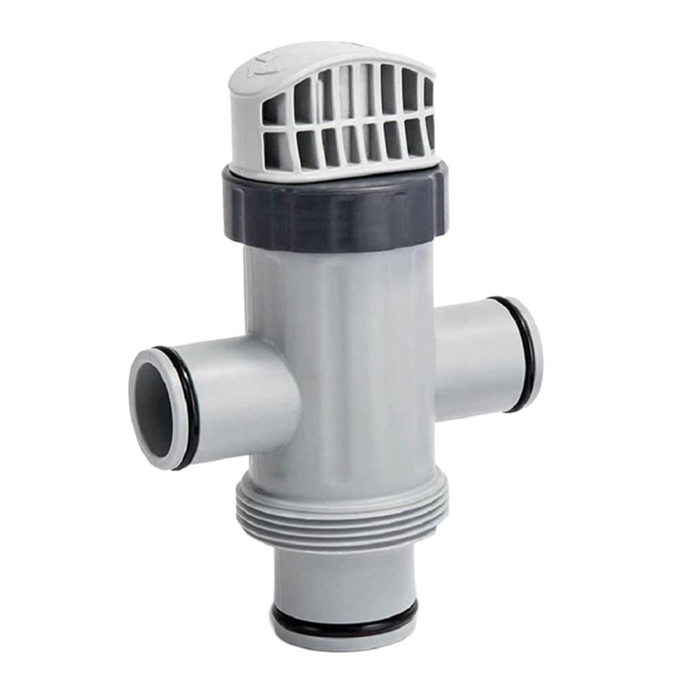 Intex 11872 Doppel-Schlauch-Absperrventil Poolteile Ersatz Poolpumpe Teil Doppel-Schlauchverbinder für oberirdische Poolpumpe