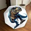 1pc Dinosaur Print Fashionable Automatic Opening/Closing Folding Umbrella with 8 Iron Bones, Plastic Handle Yy251015035