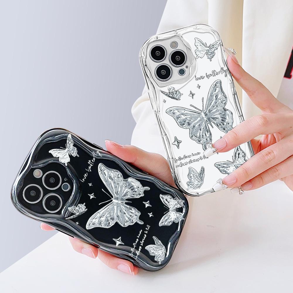 Cute Cartoon Pattern Cream Texture Casing Wavy Edge Soft Silicone Cover Phone Case for Vivo