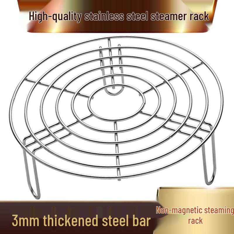 

Stainless Steel Steaming Tray & Barbecue Rack Grid