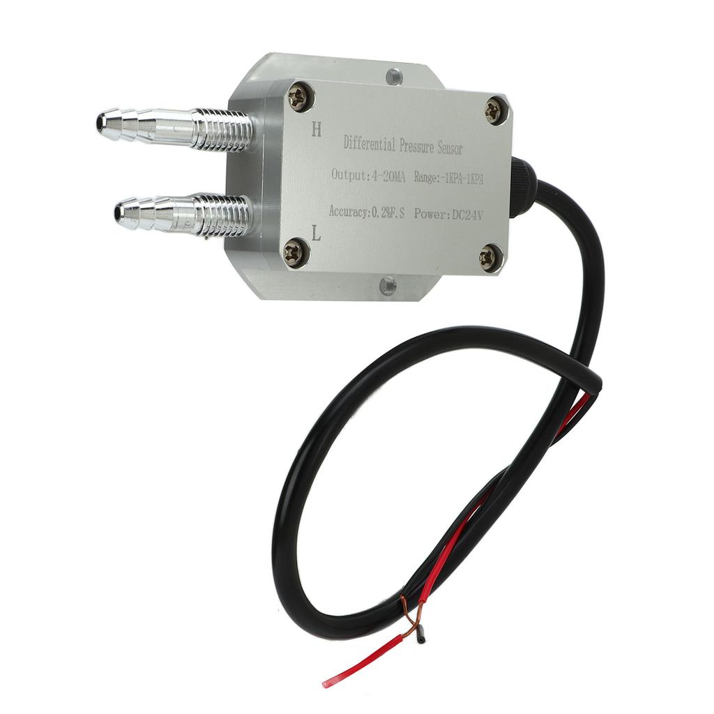 Wind Pressure Transmitter 4?20mA Differential Pressure Sensor ?1Kpa To +1Kpa High Sensitivity for