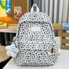Schoolbag Fashion Versatile Student School Bag Female Junior High School Student Large Capacity Backpack Simple and Lightweight Travel Backpack