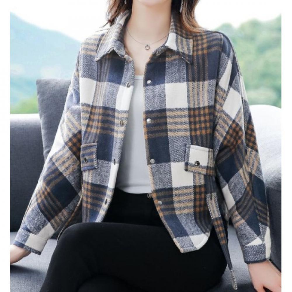 Rellawear Loose Fit Check Shirt Ryfw18