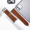 Leather Watch Straps for Watch band 46mm 44mm 49mm 45mm 42mm 40mm 38/41mm bracelet iWatch series 10-Ultra 9-8-7-6-5-4-3-SE