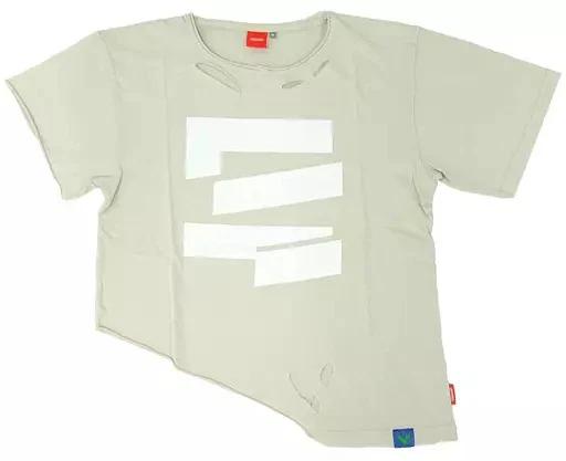 Logo Sakiika White T-shirt Light Gray L Splatoon3 Size (cm) S