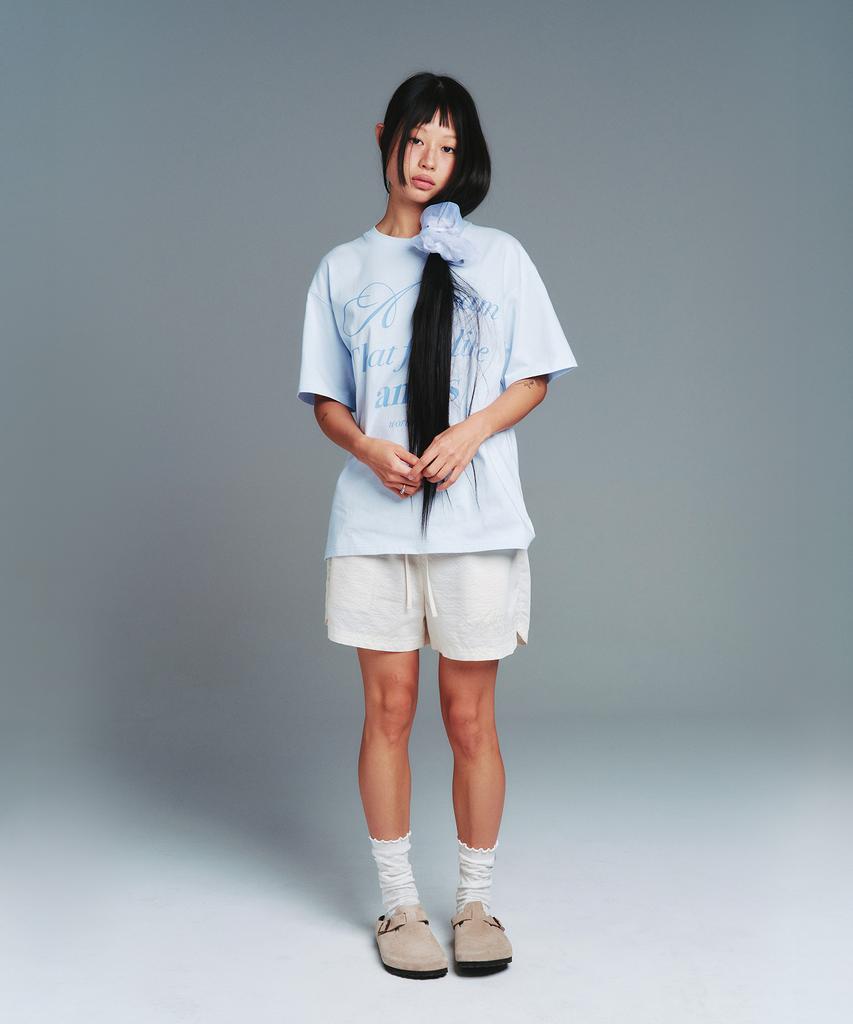 AMES-WORLDWIDE Classic Stripe Easy Shorts Ivory