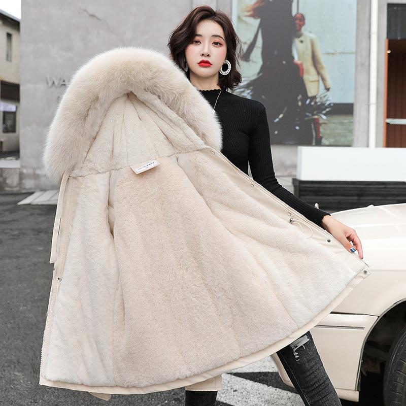 

Зимнее пальто для женщин Хлопковые пуховики Женское свободное пальто с капюшоном Толстовки Верхняя одежда Топы S белый