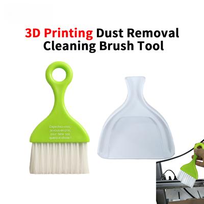 1pc 3D Printing Dust Removal Cleaning Brush with Dustpan Desktop Cleaning Small Brush Tool 3D Printer Accessories