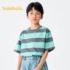 Balabala Boys' Striped Short Sleeve T-Shirt