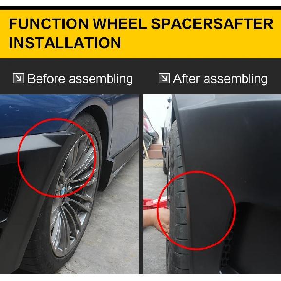 2Pieces 25/30/35mm 5x108 65.1mm Wheel Spacer Adapters 5 lugs suit for Volvo Peugeot Universal Car M12x1.5 12x1.25 14x1.5
