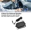 Mini External Speaker Loud and Clear 7W Car External Speaker, Cable Length 14.76ft, Compatible