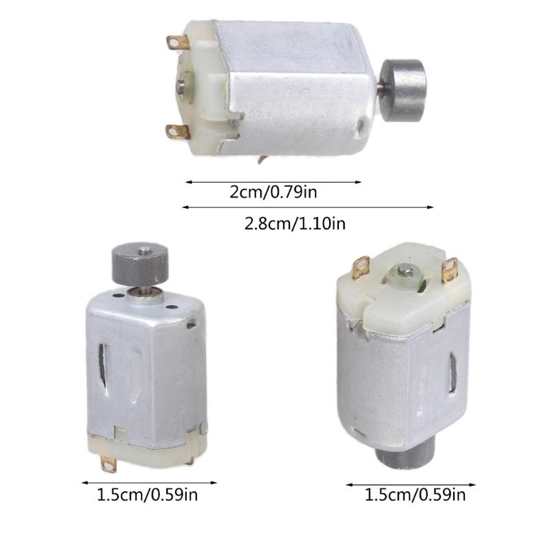 Micro FE030 Precision Motor DC 1.5V 4760RPM High Torque Speed Metal Brush Mini Electric Miniature Motor Speed Reduct
