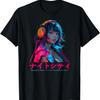 Cyberpunk anime meisje T-shirt(24)