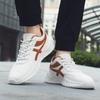 Autumn and winter large size 46 new foreign trade leather surface light shock absorption casual men's shoes versatile sports soft sole running shoes