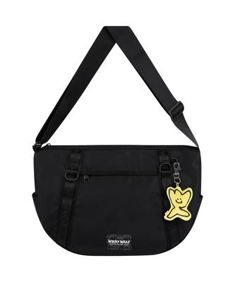 Wacky Willy Cordura Webbing Crossbody Bag Black