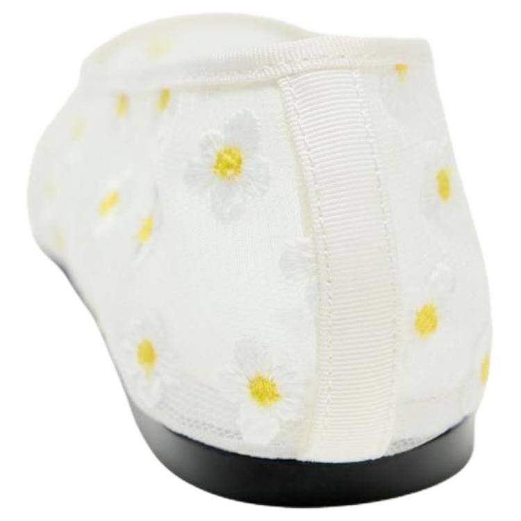 Zara Slip-On Fashion Floral Mesh Casual Shoes Women Shoes White 3545510850