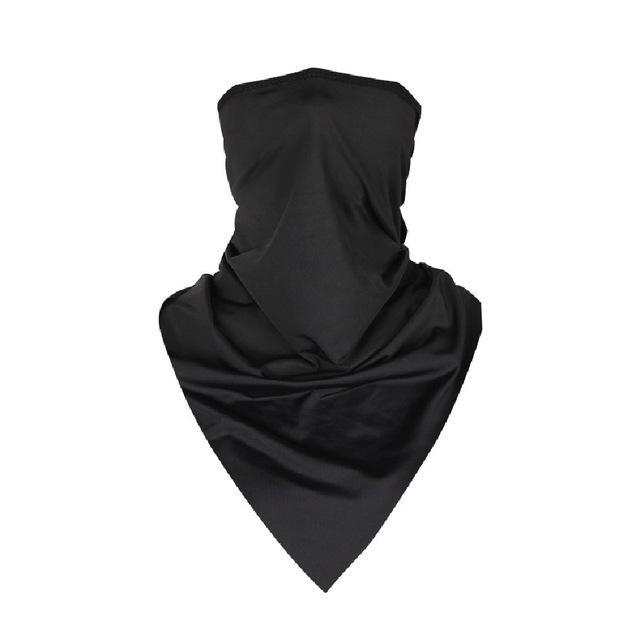 Cycling Face Outdoor Sports Women Men Headband Faceshield Mask Neck Triangle Ice Silk Cool Scarf