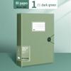 Transparent A4 Document Binder with Multi-Layer Insert Pages for Loose-Leaf Organization