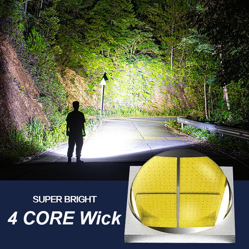 6000LM Super Powerful Led Flashlight Portable Spotlight Searchlight High Power Strong Torch Outdoor Waterproof Camping Hand Lamp