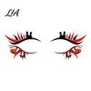 Festival Eye Makeup Halloween Face Temporary Tattoos for Women, Waterproof Pumpkin Spiderweb Party Supplies Art Stickers Masquerade Carnival