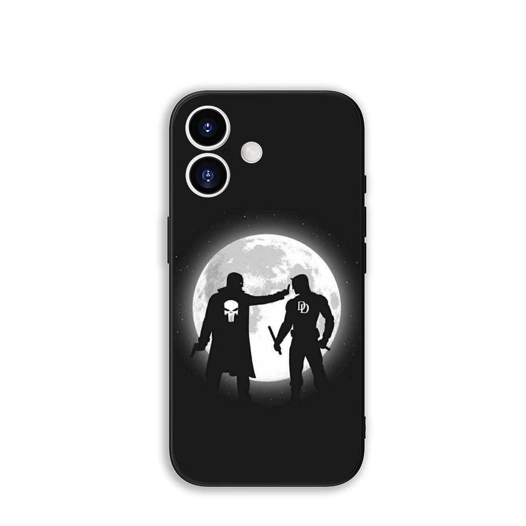 for Apple iPhone 16 15 14 Plus 13 12 Mini 17 Pro Max + ProMax 16E Air 15+ Phone Cover Case Marvel The Punisher Casing