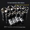 Socket Wrench Set: Auto Repair Tools with Fast Ratchet, Various Fly Sizes, Batch Head, & Extension
