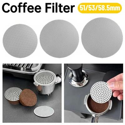 Isıya Dayanıklı Kahve Filtre Ekranı Portafiltre Barista Yapım Puck Ekranı Kahve Yapım Filesi Espresso Aksesuarları