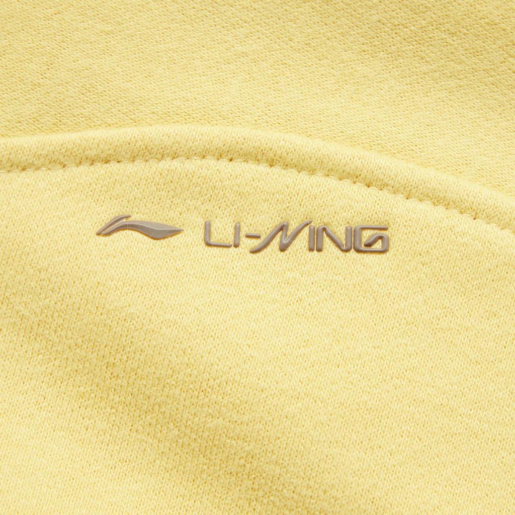 Li Ning Fitness Series Moisture Wicking Thermal Comfortable Casual Fleece Simple Dopamine High Neck Sweatshirt Women Sweatshirt AWDU558-5