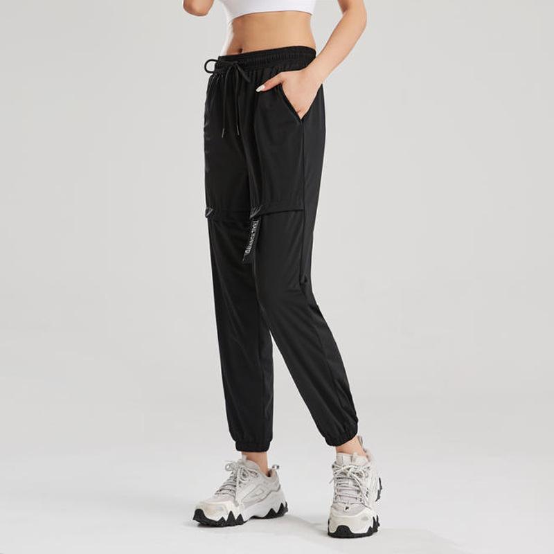 Women's Summer Lightweight High-Waist Loose Fit Harem Pants for Outdoor Activities